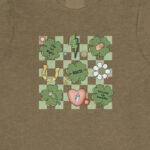 Checkered NICU St Patrick's Day T-Shirt - Image 5